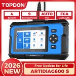 2026 Topdon AD600S OBD2 Scanner Engine Abs Srs Sas At Tpms Epb Diagnostic Tool. Fixed Price $189.99.