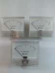 Lot Of 3 Vintage Knight Ac Amperes Ammeters 0-5A Panel Mercer Electronics. Fixed Price $17.69.