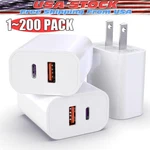For Iphone 14 13 11 20W Fast Charger Block Usb Type Wall Power Adapter Lot. Fixed Price $609.00.