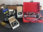 Snap-on Tools Cooling System Pressure Tester Kit SVTS262 With Extra Adapters Lot. Fixed Price $275.00.