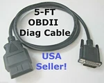 OBD2 Obdii Data Cable Compatible With Autel Maxscan GS500 & Vag 405 Tool. Fixed Price $22.99.