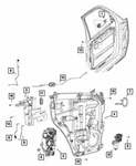 Genuine Mopar 2007-2012 Jeep Liberty Door Lock Latch Actuator Right 4589278AJ. Fixed Price $98.81.