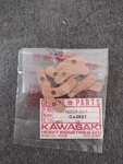 Bundle 8 Nos Kawasaki Carburetor Air Jet Plate Gasket 1974-1977 KZ400 16029-009. Fixed Price $29.99.