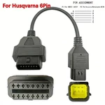 For Husqvarna Motorcycle 6PIN 4PIN OBD2 Adapter Diagnostic Cable Scanner. Fixed Price $14.97.