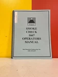 Red Mountain Engineering Smoke Check 1667 Printer Operators Manual. Fixed Price $69.99.