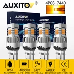 4X Auxito Canbus Error Free 7440 Amber Yellow Car Led Turn Signal Light Bulbs. Fixed Price $29.99.